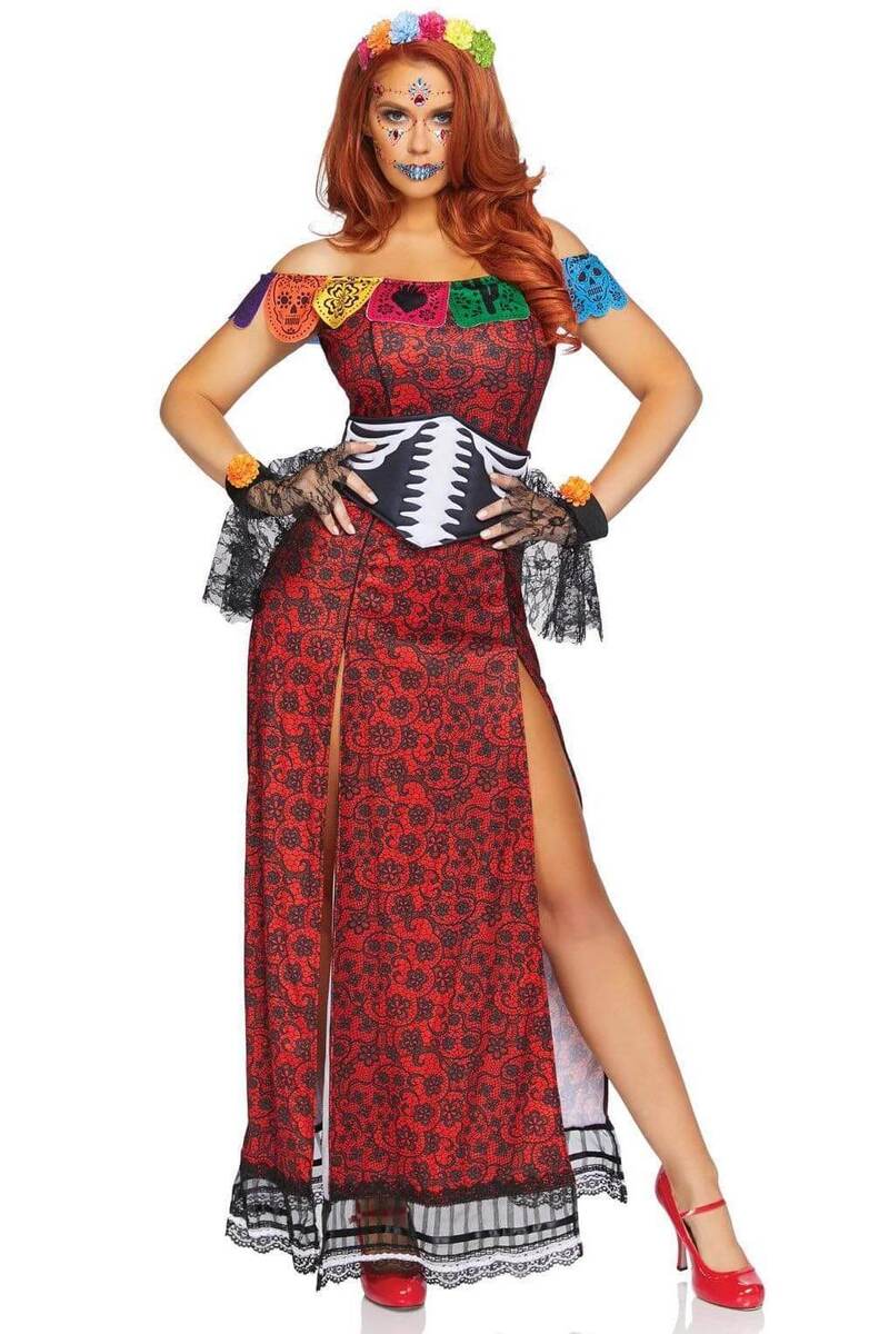 Deluxe Day of the Dead Sexy Costume